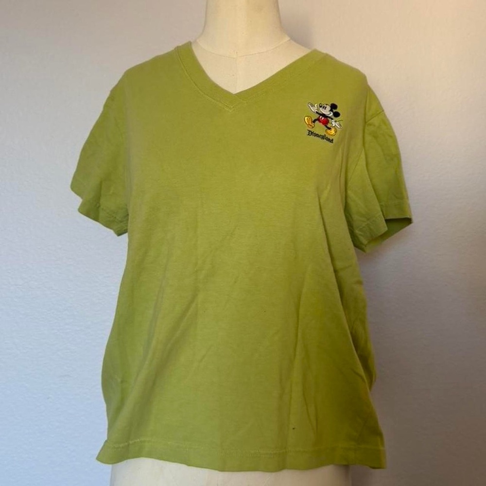 Disneyland Lime Green Mickey Tee